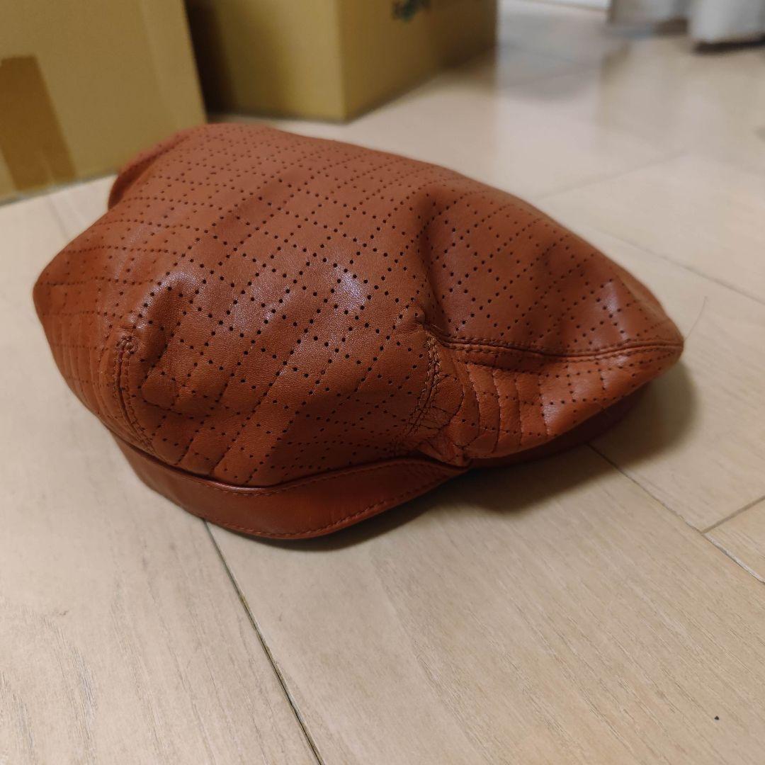 GUCCI 羊革 ハンチング ディアマンテ イタリア製