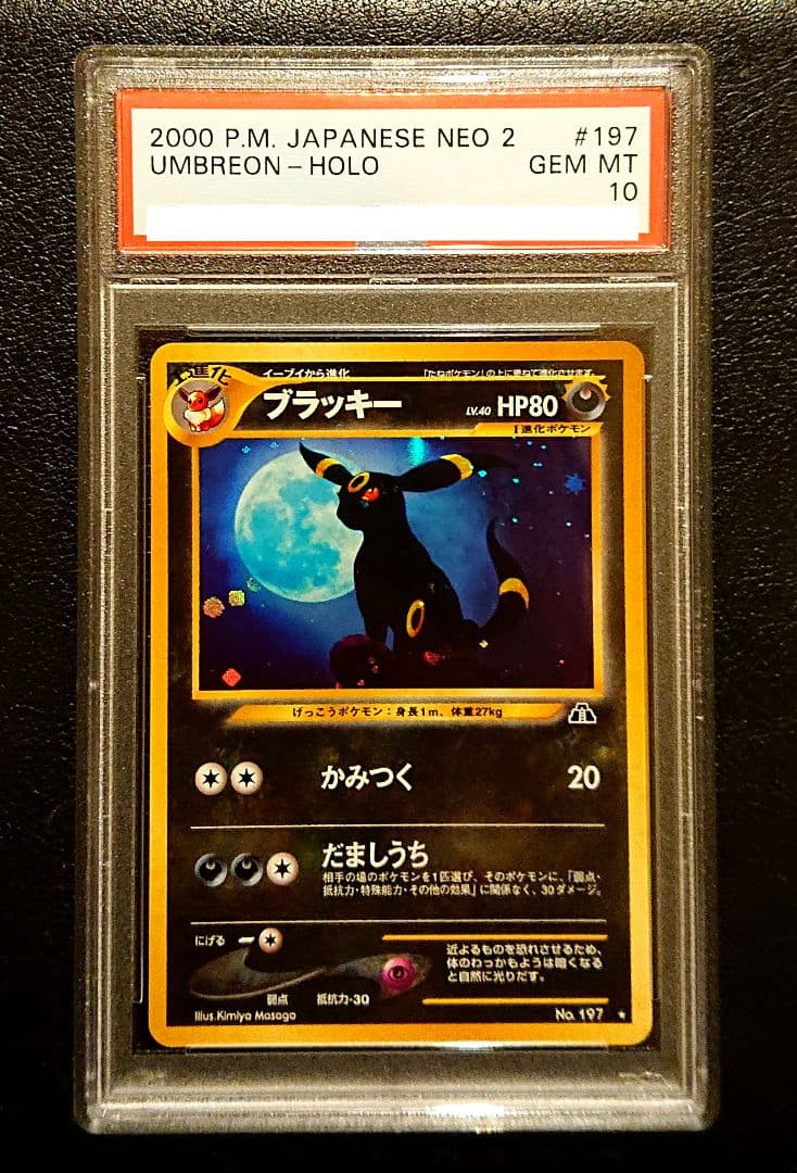 PSA10 ブラッキー　旧裏