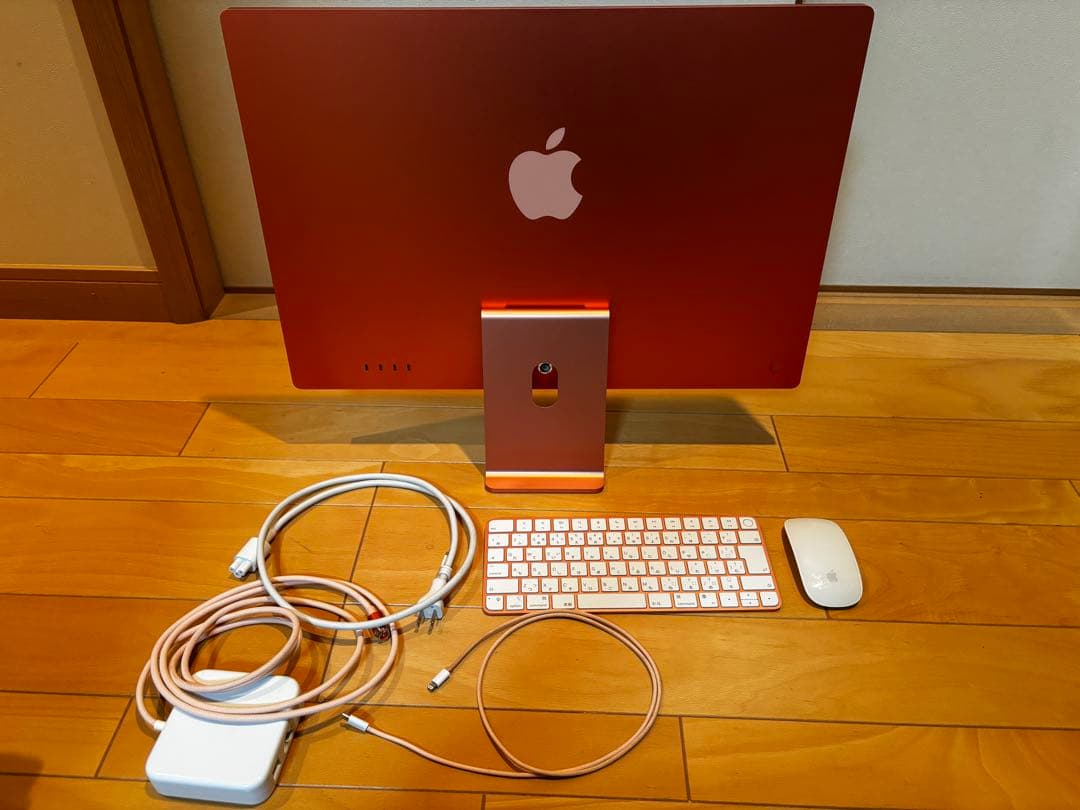 imac 24inch 2021モデル　M1 16GB 1TB オレンジ
