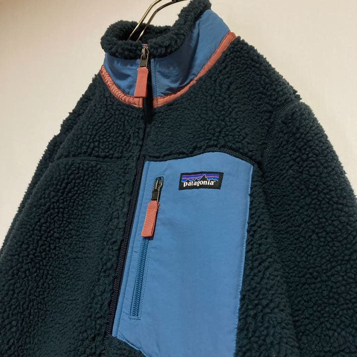レア 2019年 パタゴニア レトロX ボアフリース ネイビー