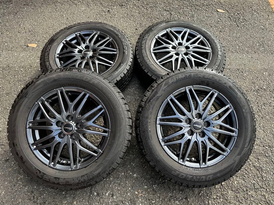 DUNLOP スタッドレス　タイヤホイールセット　195/65R15 プリウス等