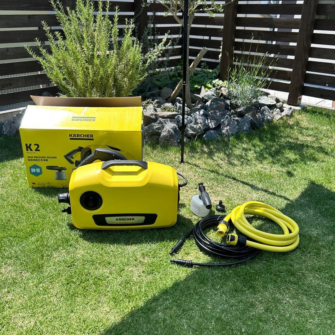 【超美品】KARCHER K2 サイレント 高圧洗浄機本体