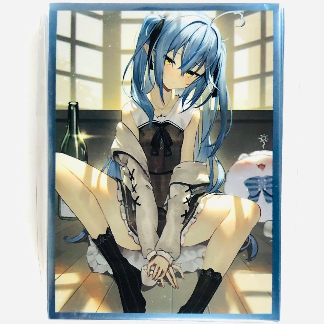 ホロライブ 雪花ラミィ ツインテラミィ スリーブ プレイマット 白詰草