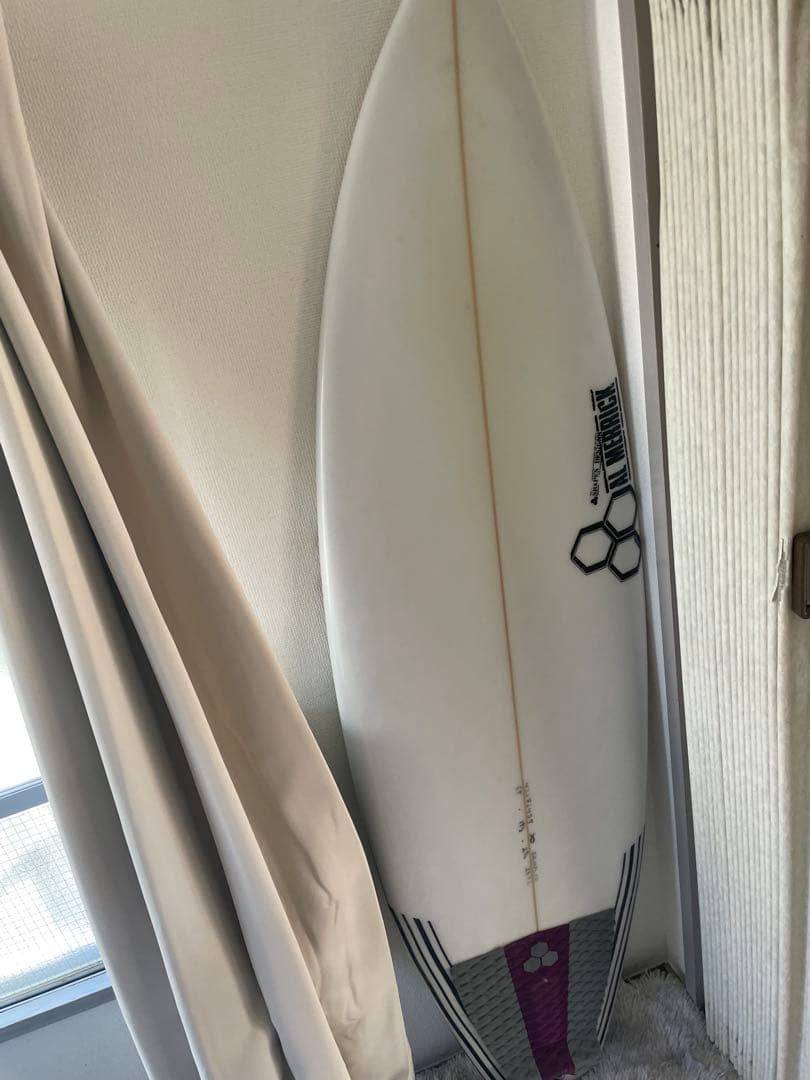 ア*ん様 ショートボード ホワイト・パープル・グレー