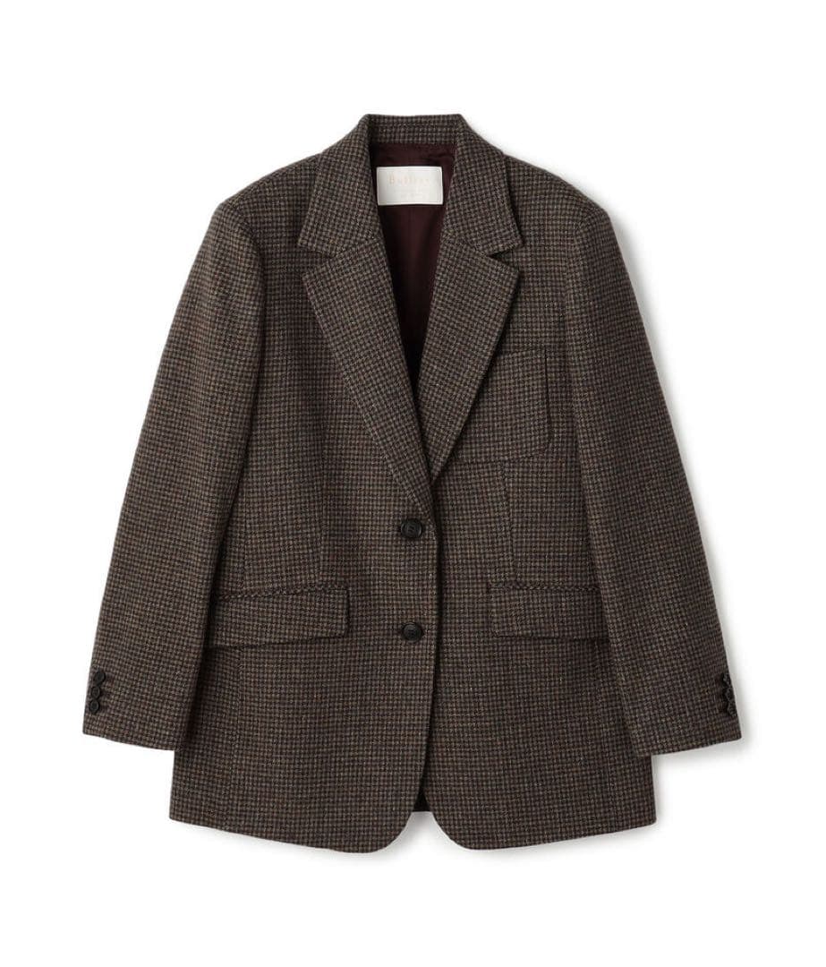 【TOMORROWLAND】【Ballsey】チェック柄 テーラードジャケット