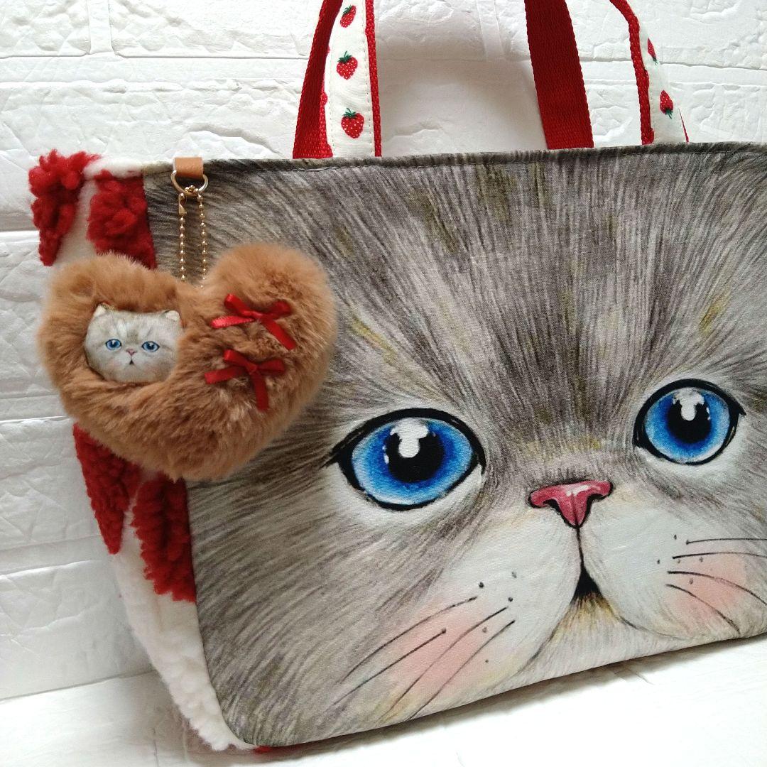 ゆ*ら様 コヤンイサムチョン☆横長トートバッグ　　ハートボア　ルミちゃん　ビッグ