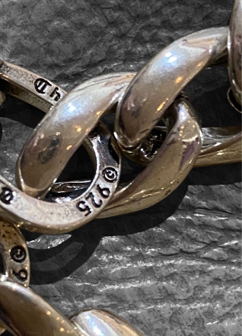 【一点物】　シルバー　アンティーク　ウォレットチェーン　　50cmm