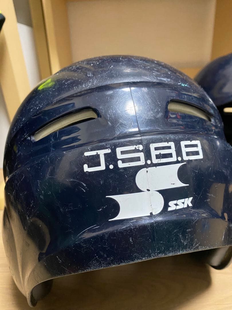 SSK J.S.B.B. ネイビー ヘルメット 4個セットZETT MIZUNO