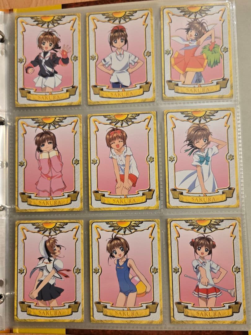 カードダスマスターズ　カードキャプターさくらPART1　セミコンプ、バインダー