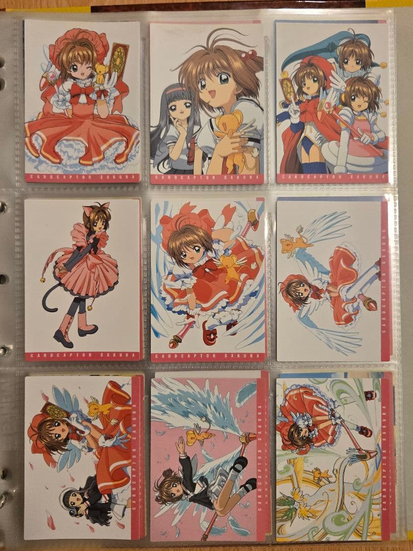 カードダスマスターズ　カードキャプターさくらPART1　セミコンプ、バインダー