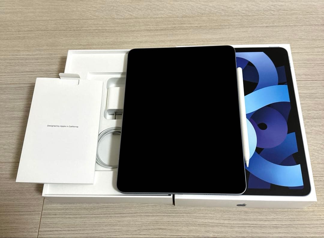 iPad Air（第4世代）スカイブルー 256GB、Apple Pencil