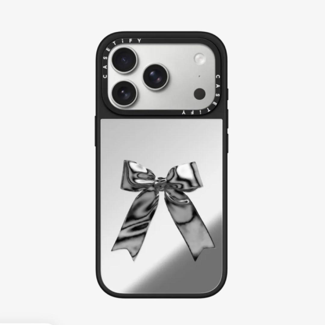 Casetify iPhone用リボンデザインケース　iPhone17pro