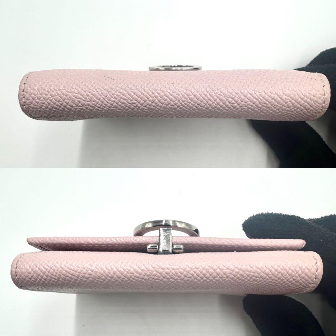 【極美品✨】ブルガリ ビーゼロ 名刺入れ カードケース レザー サークルロゴ