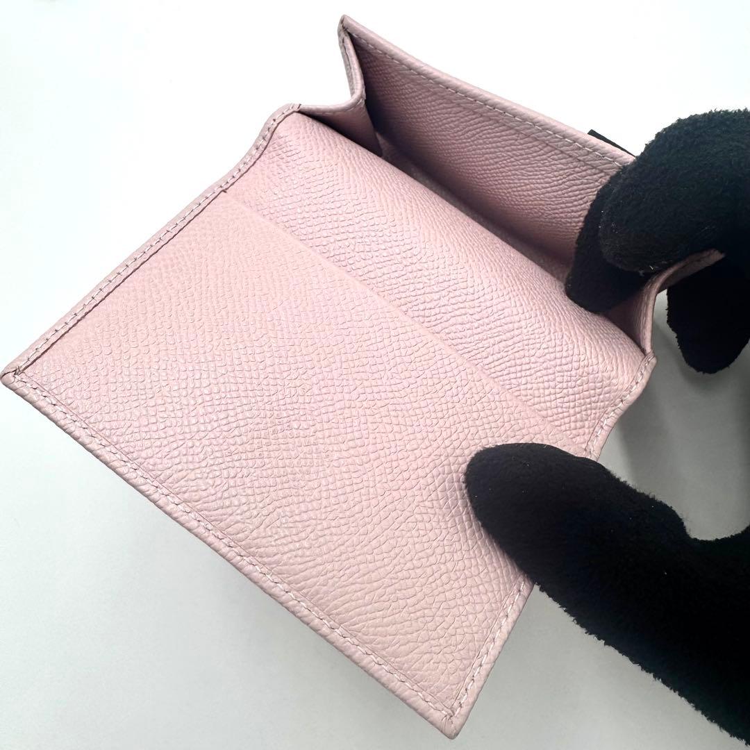 【極美品✨】ブルガリ ビーゼロ 名刺入れ カードケース レザー サークルロゴ