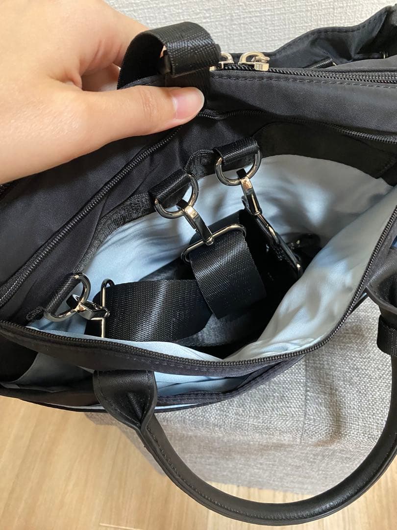 La Closet 3way ビジネスバッグ トートバッグ ブラック