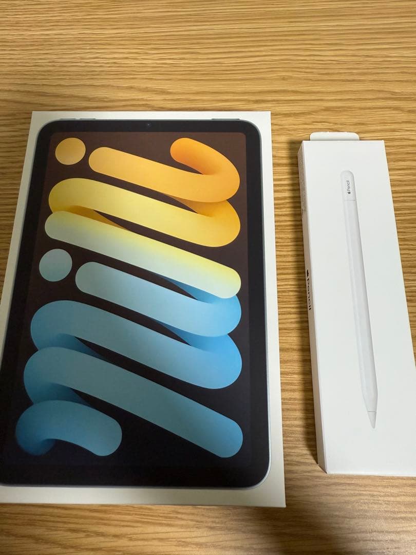 iPad mini 7世代ブルー128GBWiFiモデルApple Pencil