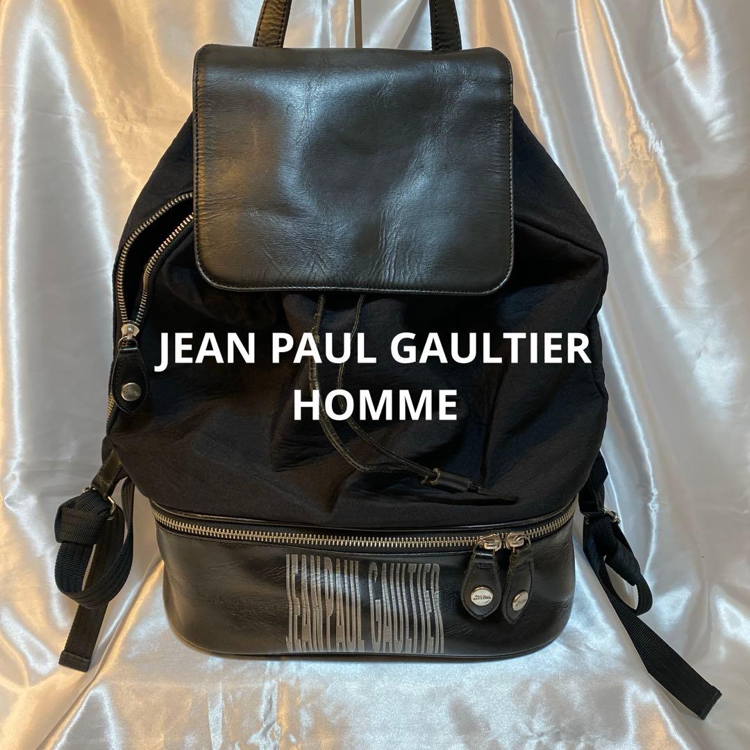 JEAN PAUL GAULTIERゴルチェ希少レザーロゴリュック・バックパック