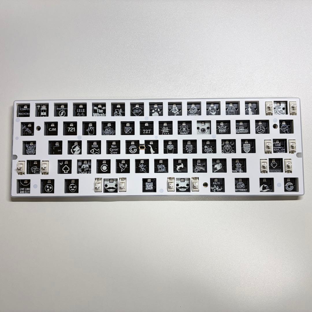 Wooting 60HE v2 Module 分割スペースバー