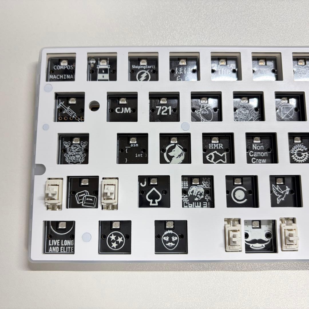 Wooting 60HE v2 Module 分割スペースバー