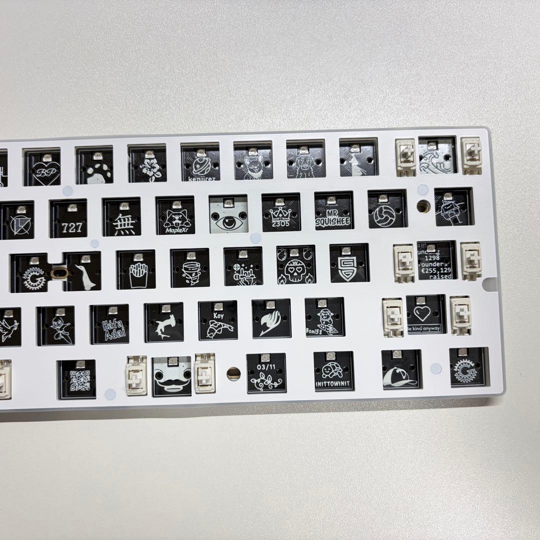 Wooting 60HE v2 Module 分割スペースバー