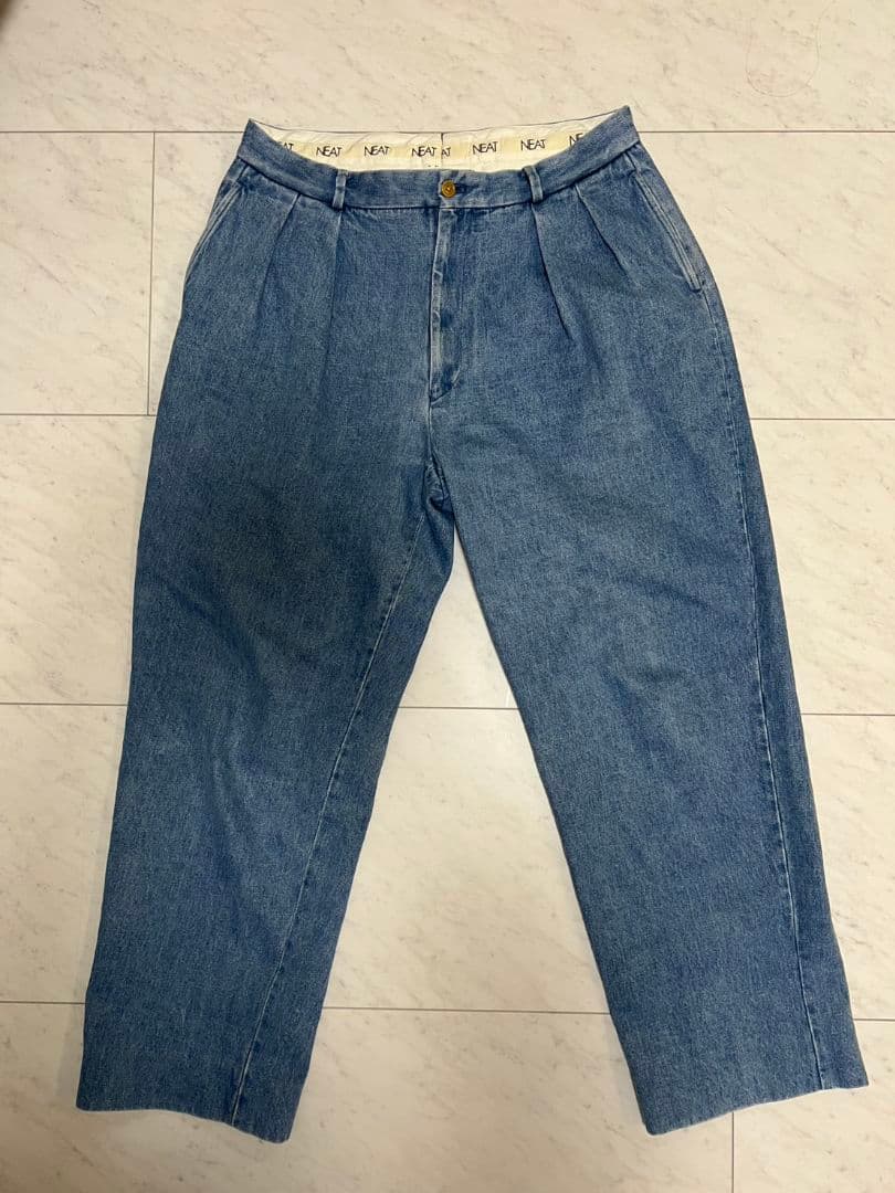パンツ NEAT Denim pant light blue 48
