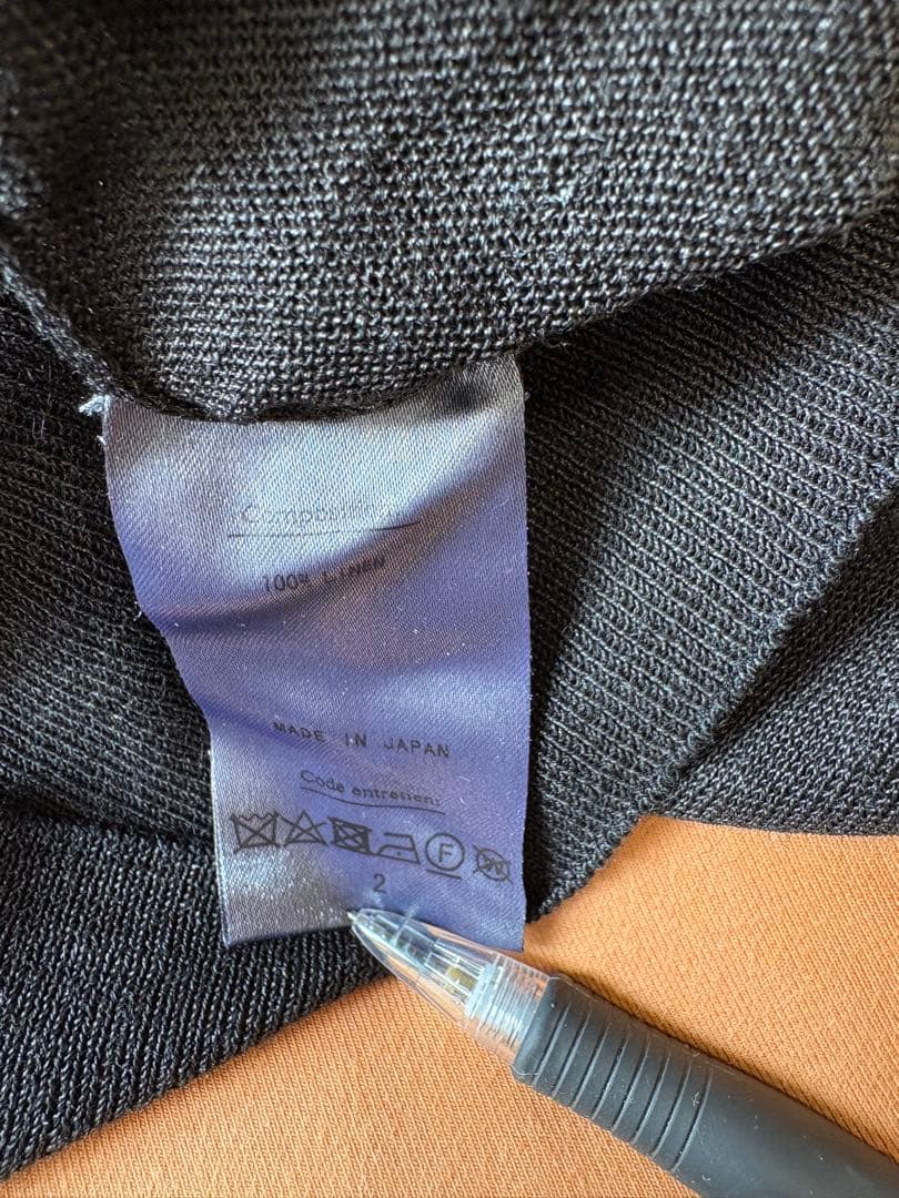 herill ラミーリネン　後染めブラック　サイズ2