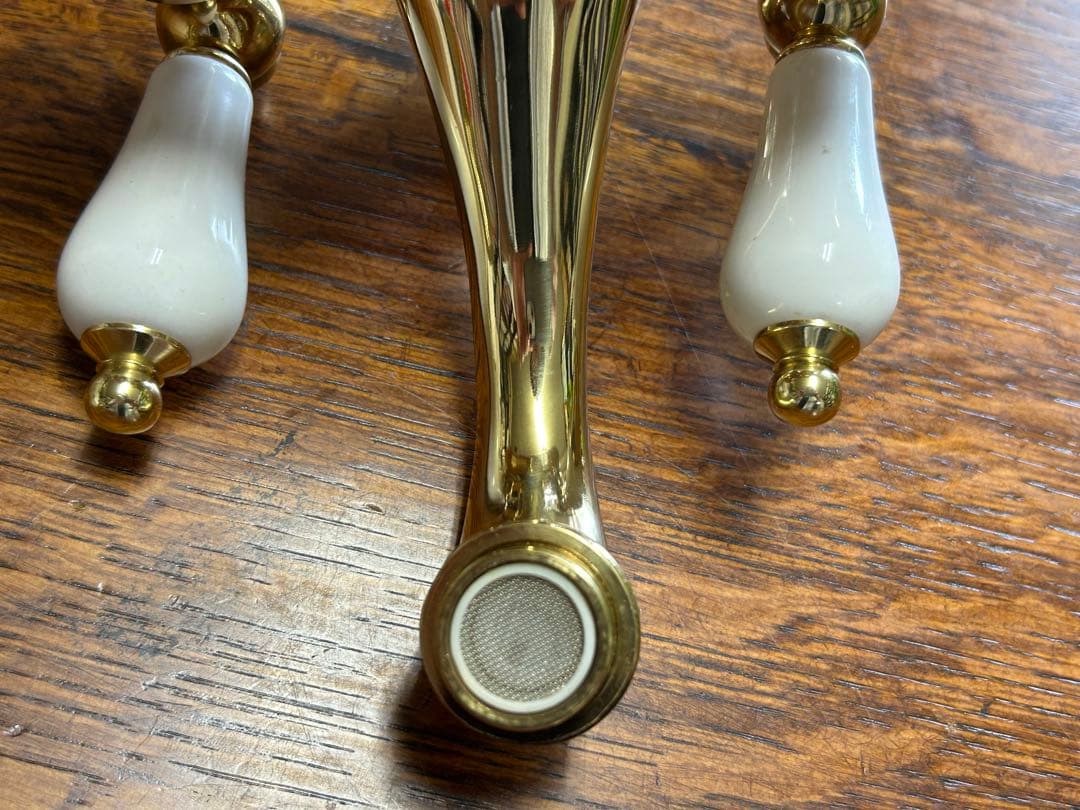 真鍮製　混合水栓　ヤスダプロモーション　YASUDA