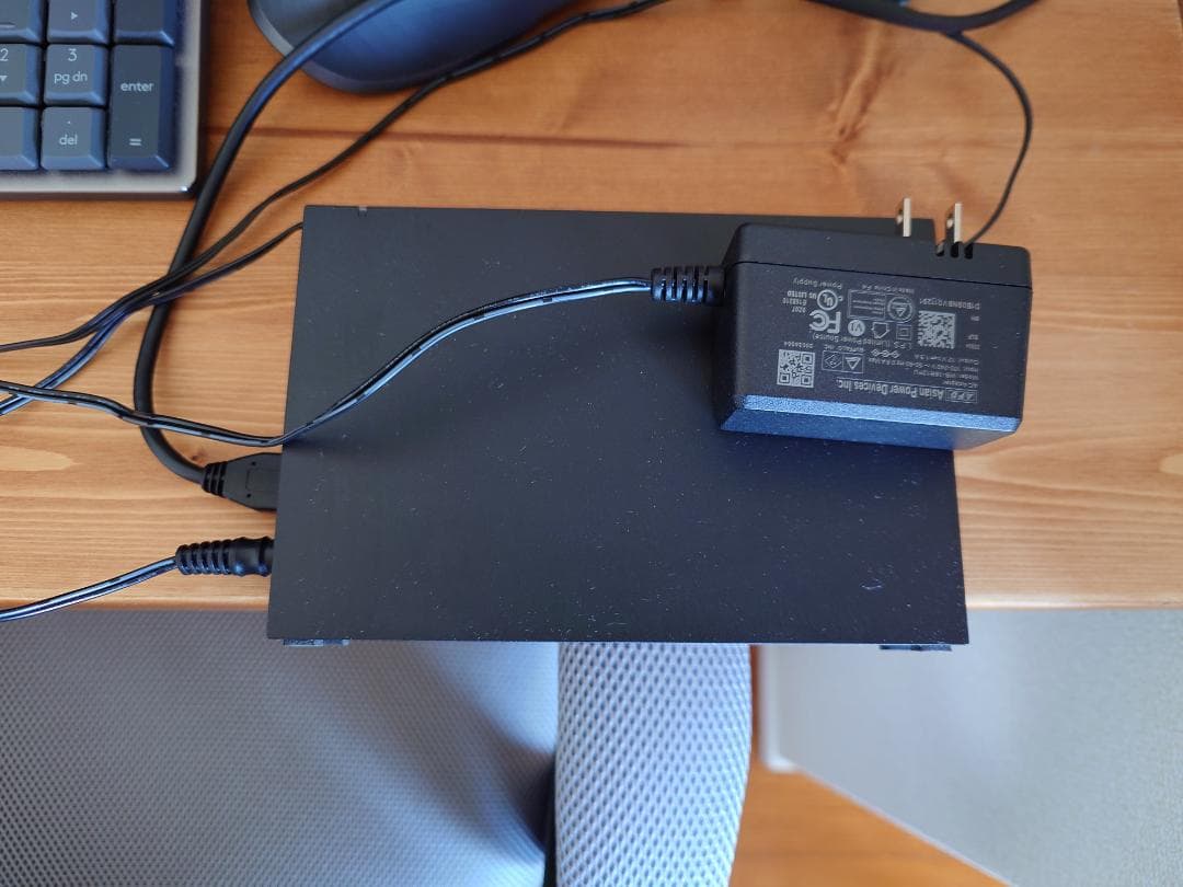 外付けハードディスク バッファロー　4テラ　HD-EDS4U3-BC