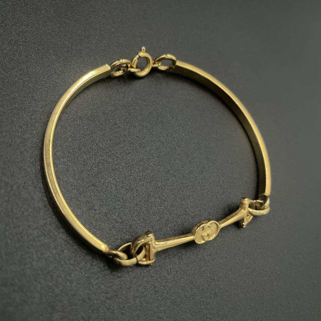 入手困難　トムフォード期　グッチ　ホースビット　ブレスレット　バングル　ゴールド