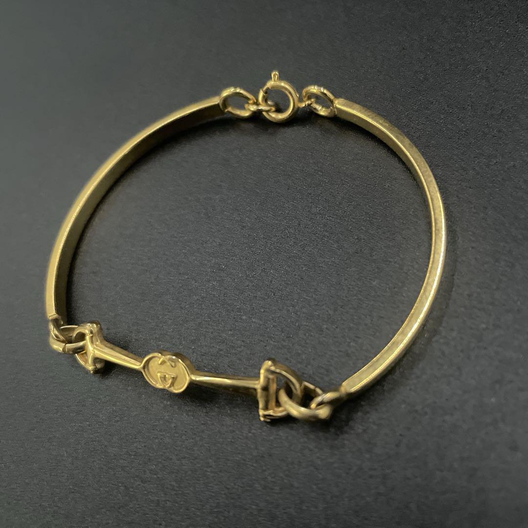 入手困難　トムフォード期　グッチ　ホースビット　ブレスレット　バングル　ゴールド