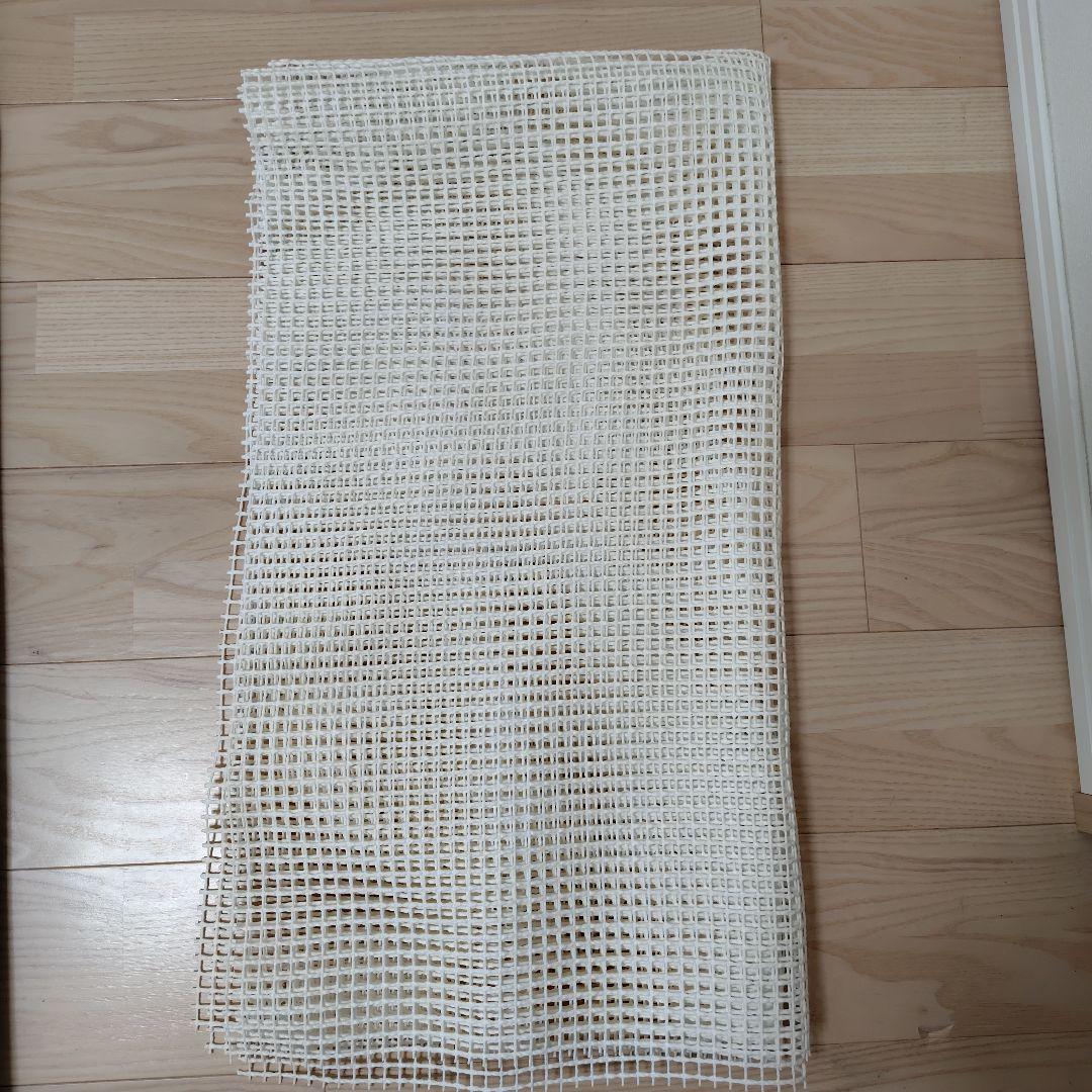 サヤンサヤン　ラグ　カーペット　絨毯　ブルー　ロイヤルパレス　3畳　滑り止め付き