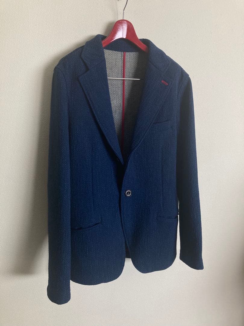 BASSEN WORKS 藍染刺し子　ジャケット　LLサイズ　☆超美品☆