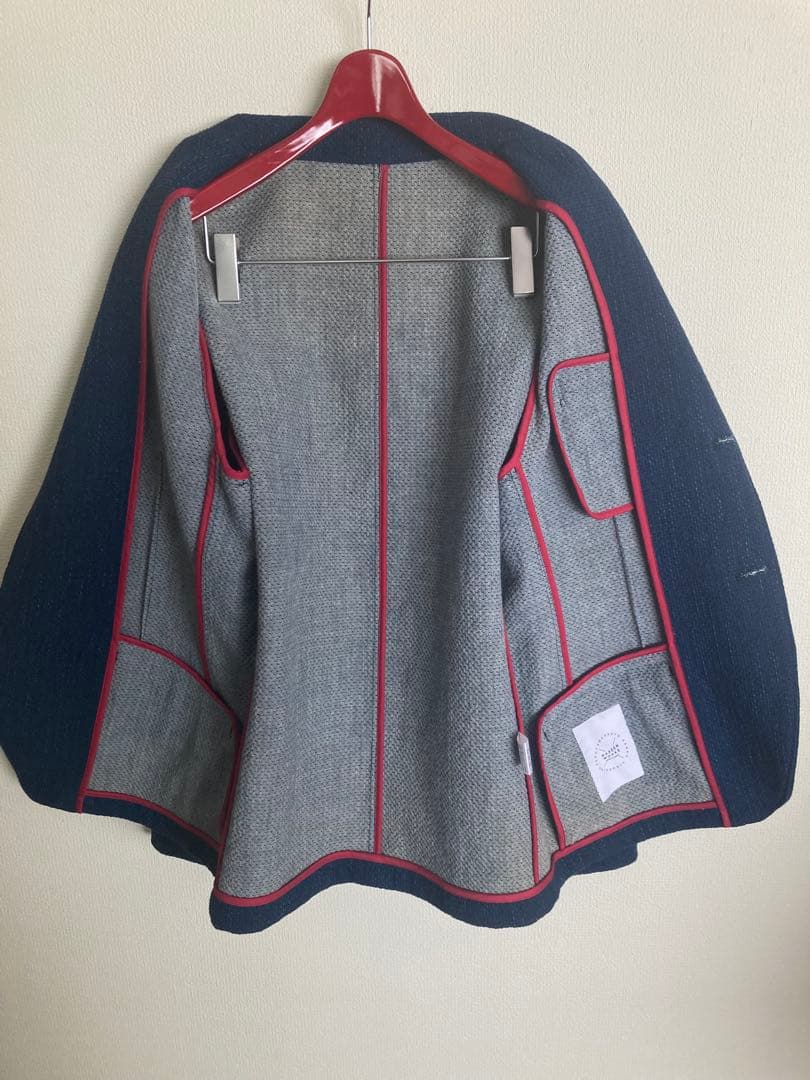 BASSEN WORKS 藍染刺し子　ジャケット　LLサイズ　☆超美品☆