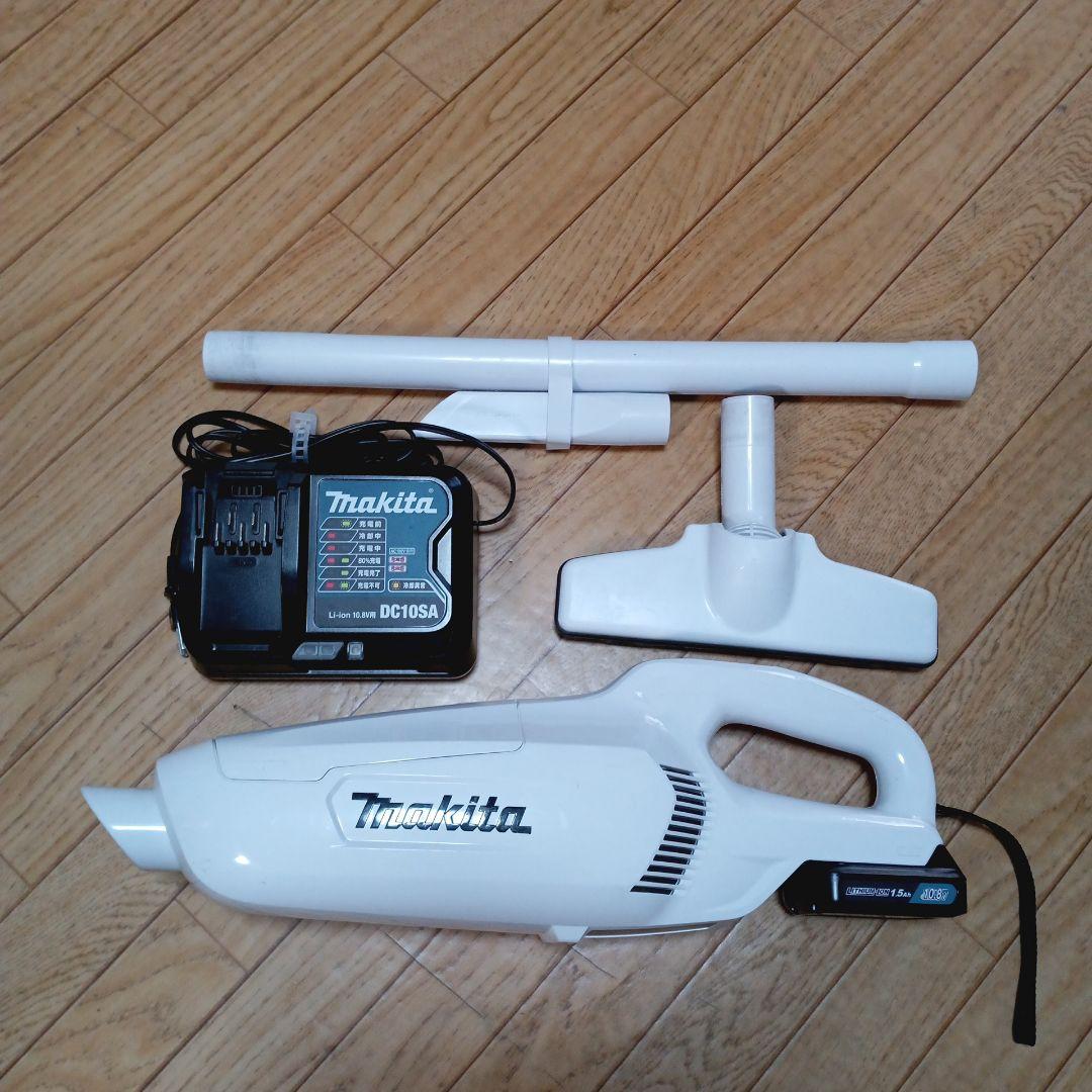 マキタ10.8V充電式クリーナCL107FD 純正バッテリー、充電器付