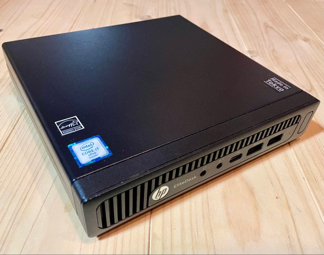 ミニPC HP EliteDesk 800 G2 i7 6700T 4GB/500GB