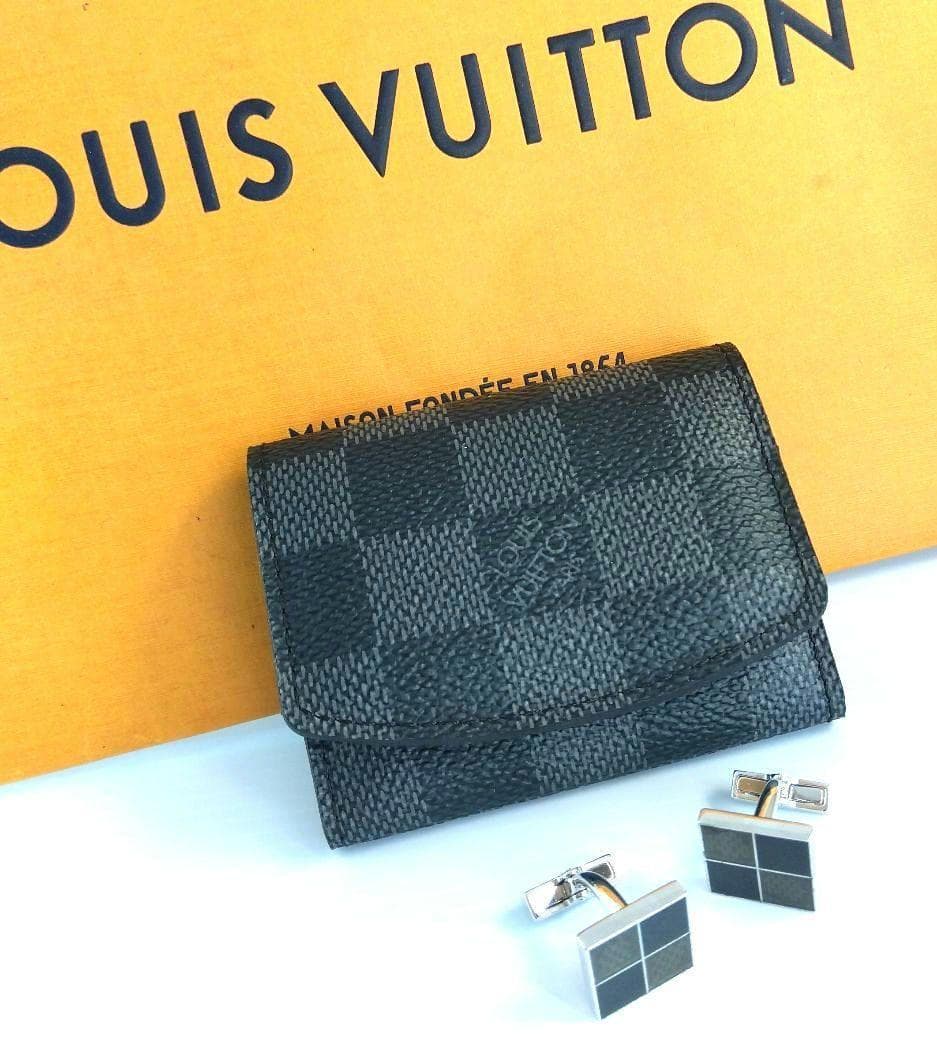 ルイヴィトン LouisVuitton ダミエ カフリンクス+ケース