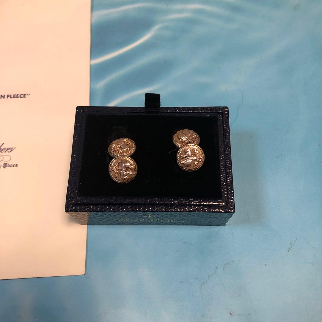 butch未使用箱付BrooksBrothers』GFチェーンカフス925