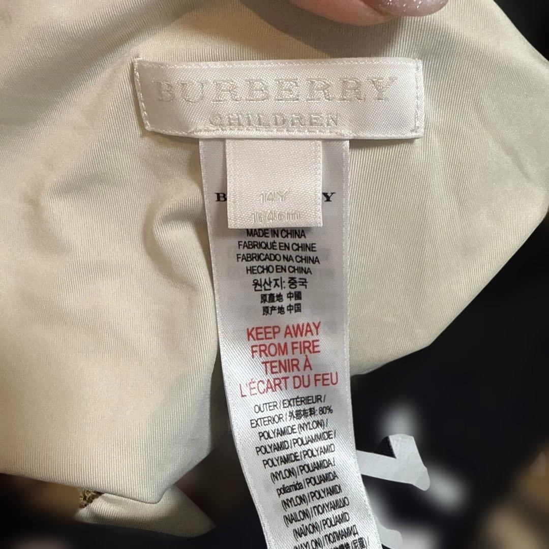 【極美品】BURBERRY チェック柄 セパレート水着キッズ／レディース