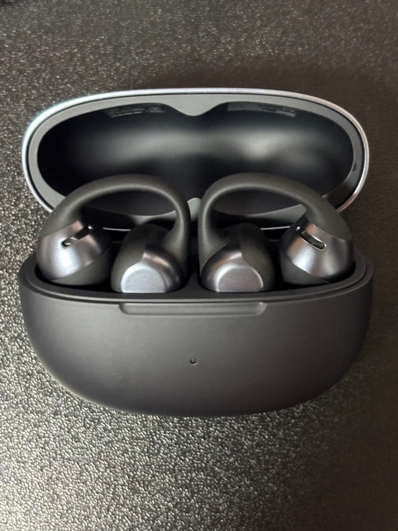 Shokz OpenDots ONE イヤーカフ ワイヤレスイヤホン　ブラック