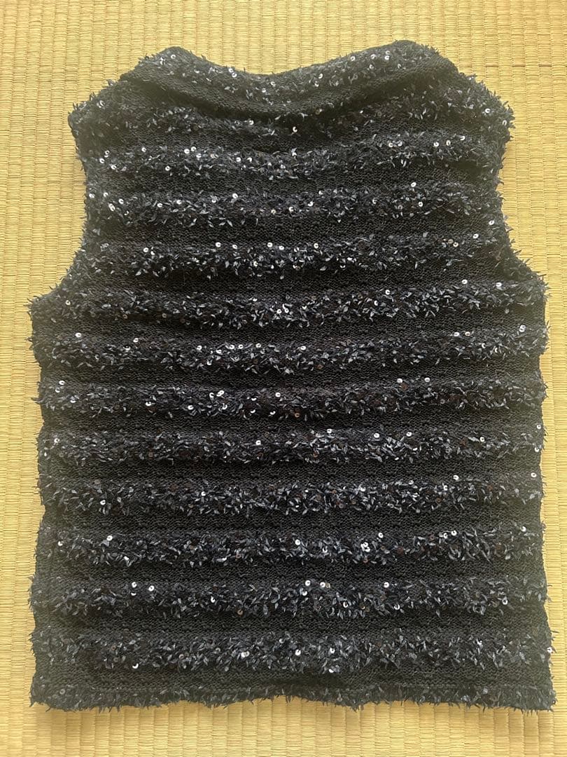 【新品タグ付き✨‼️】　Rene ルネ　ニットベスト黒