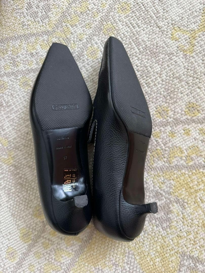 TOTEME トーテム ブラック The Cutout ヒール