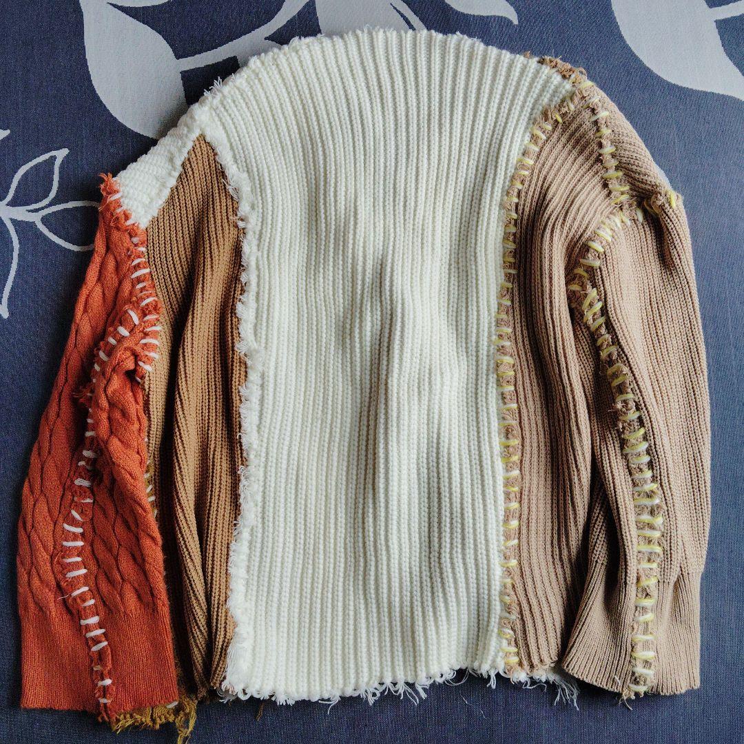 リメイク風カーディガン、デニムストール等おまとめで。チャエマです。