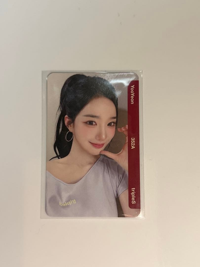 tripleS YooYeon ユヨン AA352 QR未使用 objekt