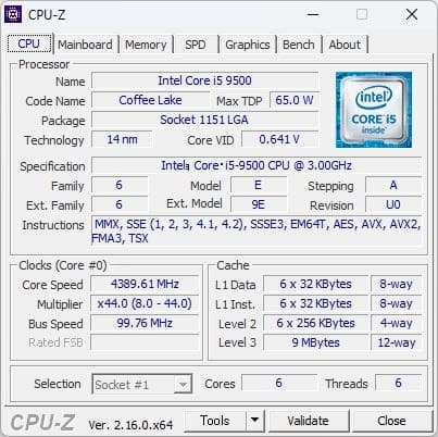 Windowsデスクトップ HP ProDesk 400 G6 SFF i5-9500 16GB 256GB