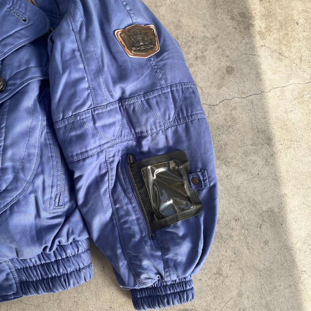 PHENIX ブルー N2B ダウンジャケット