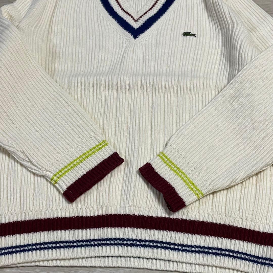 ゅーぽむ♡です☆LACOSTE ラコステ☆チルデンニット Lサイズ