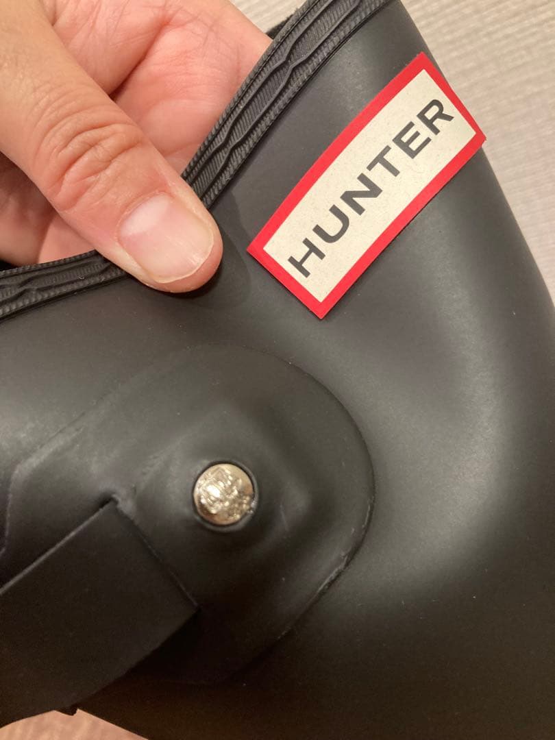 ★お取り置き★新品　HUNTER オリジナルツアーレインブーツ　黒