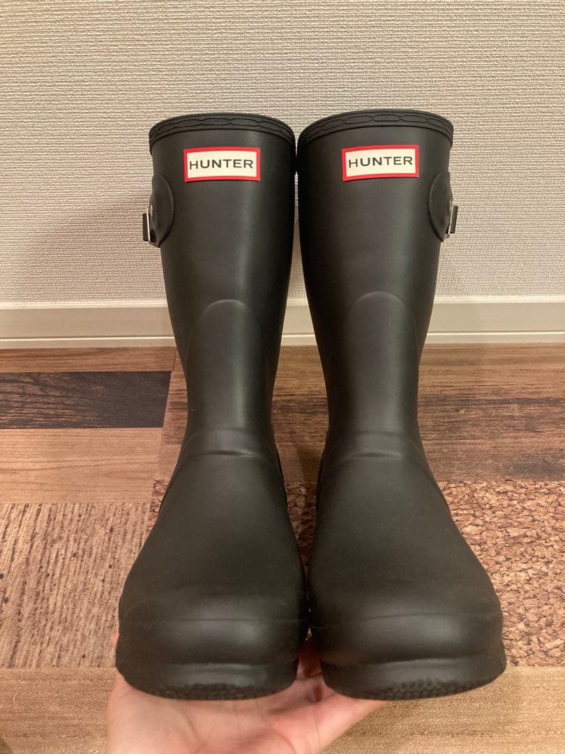 ★お取り置き★新品　HUNTER オリジナルツアーレインブーツ　黒
