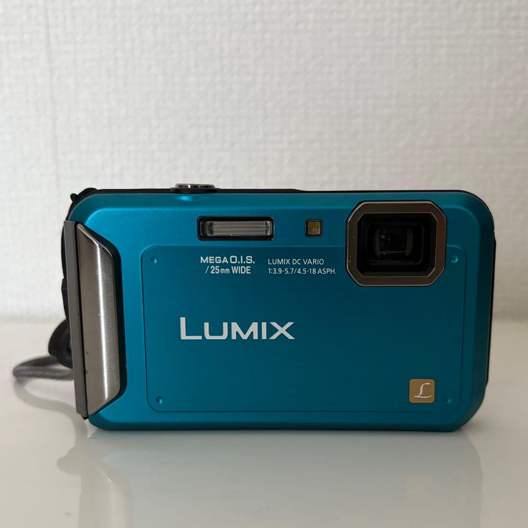 【動作確認済】パナソニック LUMIX DMC-FT20 防水　コーラルブルー