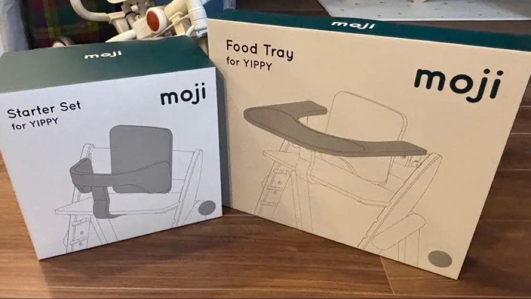 moji YIPPY スターターセット/グレー&フードトレイ&クッション